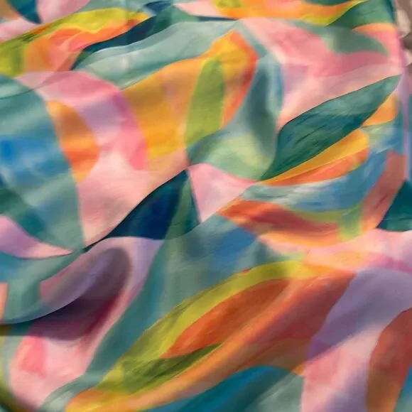 Show Me Your Mumu Jasmine Halter Mini Dress Burst Luxe Satin M - Picture 5 of 9